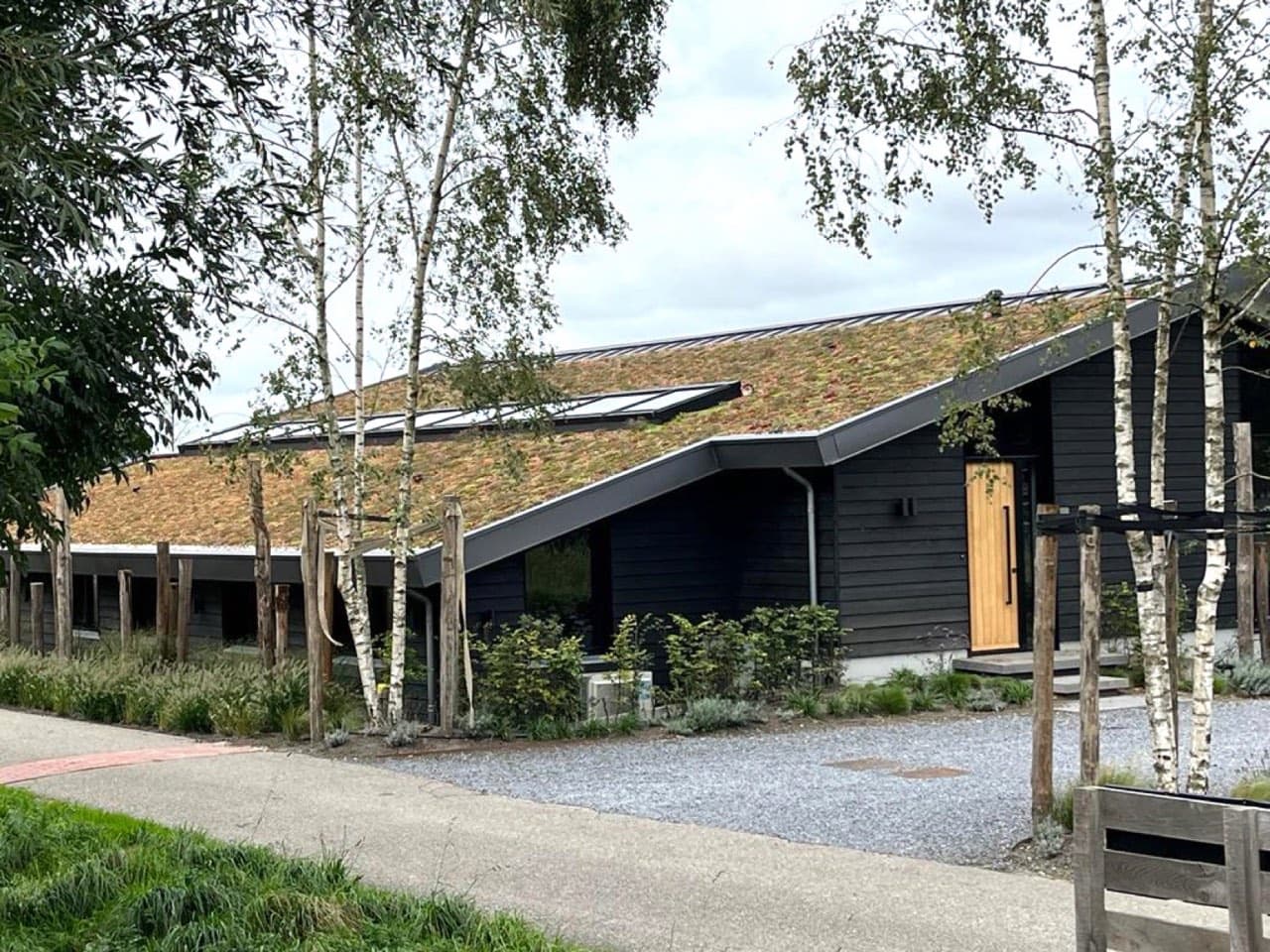 Daktuin in Midden-Delfland, aangelegd door Diemel